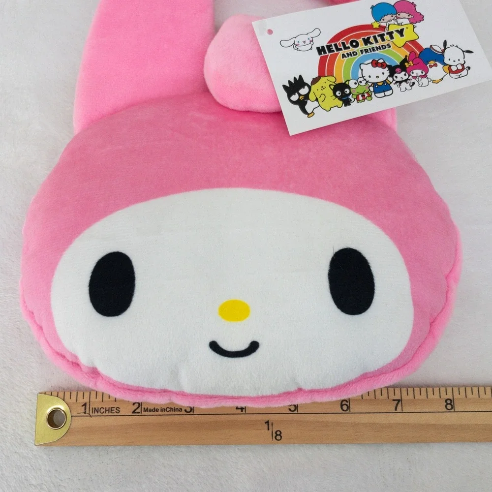 Sanrio My Melody Plush Handbag Pink Bunny Soft Hello Kitty Friends New